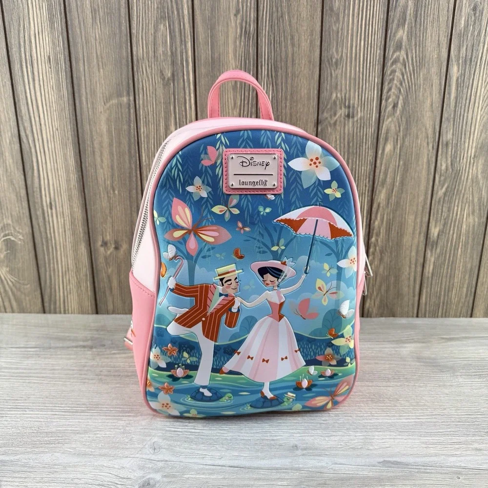 RARE Disney Loungefly Mary Poppins Jolly Holiday Backpack Bag